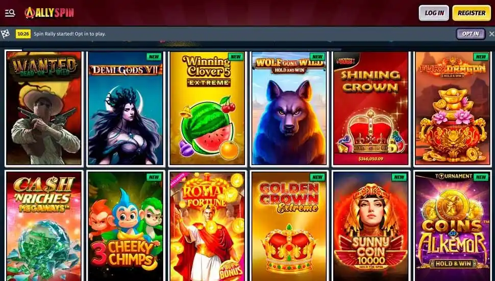 All Spin casino review section 2